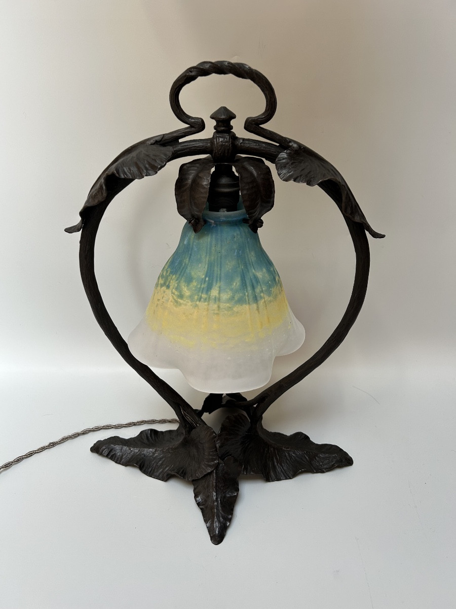 Daum Nancy Lampe Art Nouveau -photo-6