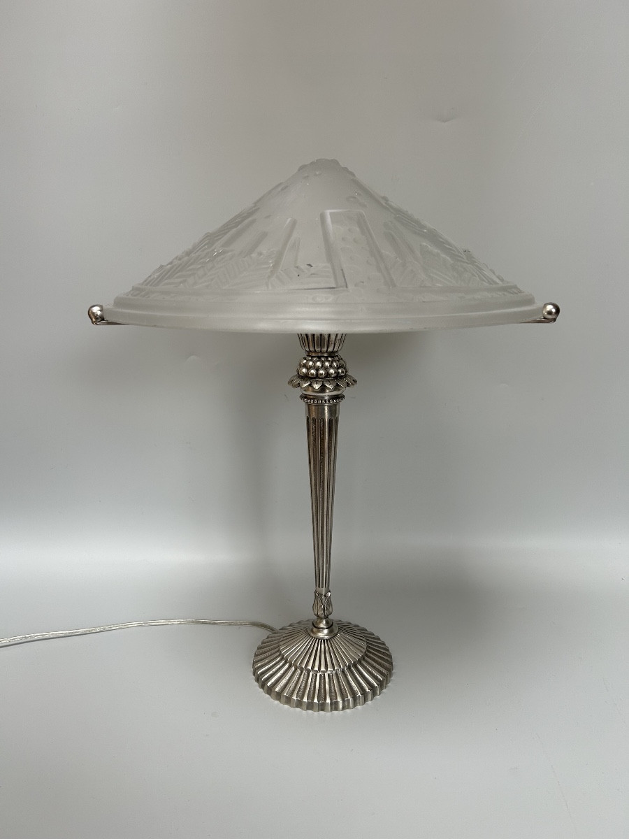 Muller Frères luneville lampe art déco 