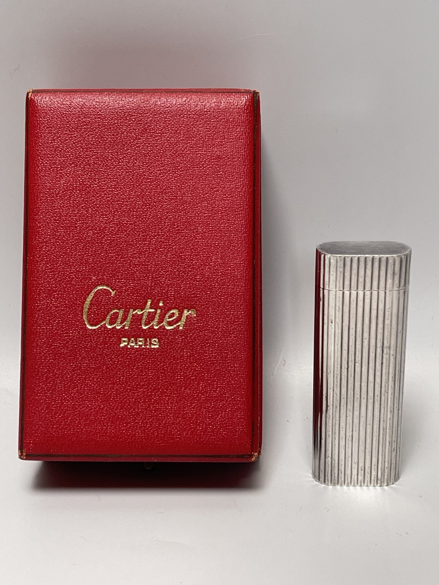 Briquet Cartier Métal Argenté