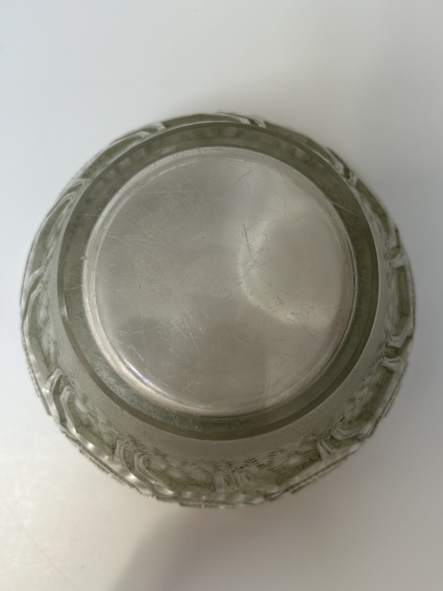 René Lalique Art Deco Vase Rennes Model-photo-4