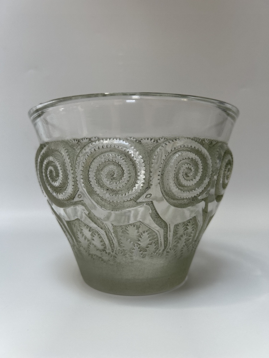 René Lalique Art Deco Vase Rennes Model