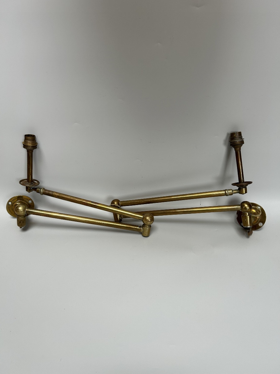Pair Of Art Nouveau Wall Lights 