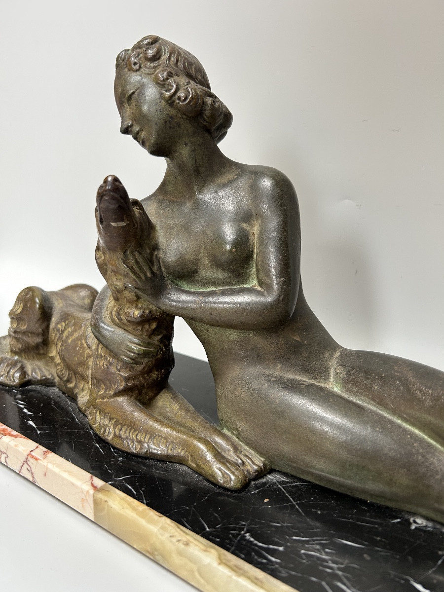 Sculpture art déco signée L. BRUNS-photo-2