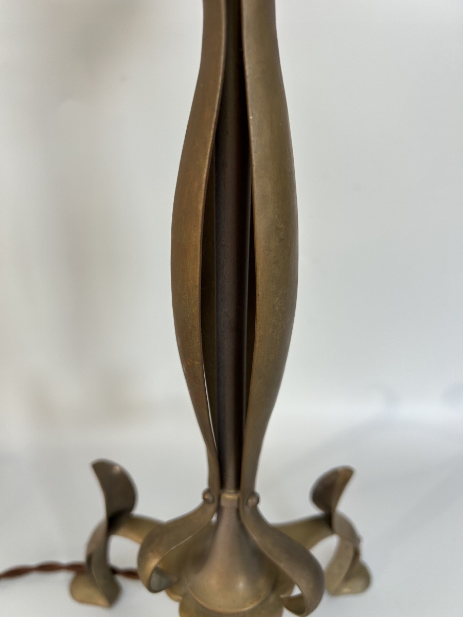 Lampe art nouveau dans le style de WAS. Benson-photo-2