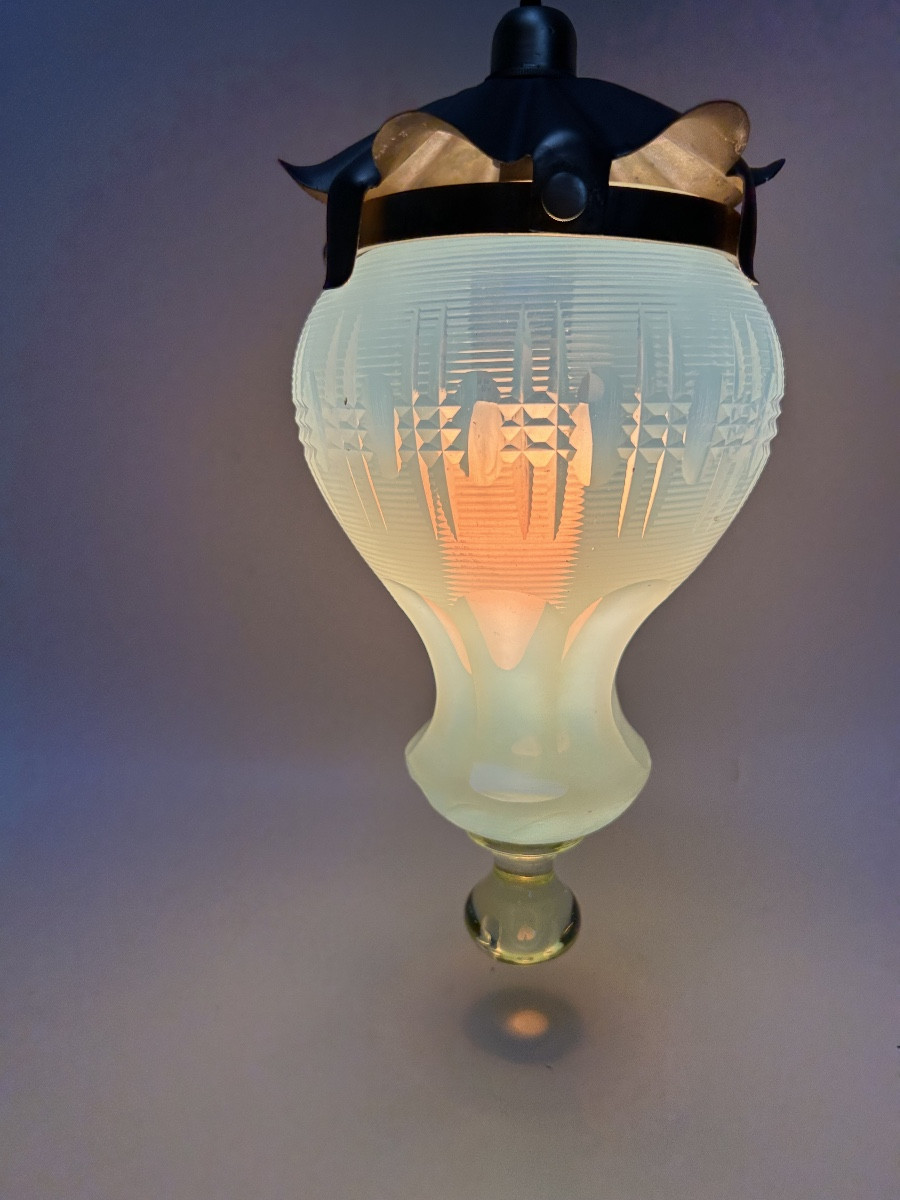 Suspension art nouveau de général électrique dans le goût de was benson -photo-4