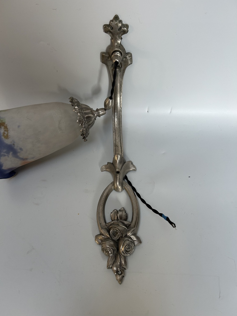 Muller Frères Luneville Art Deco Wall Sconce -photo-2