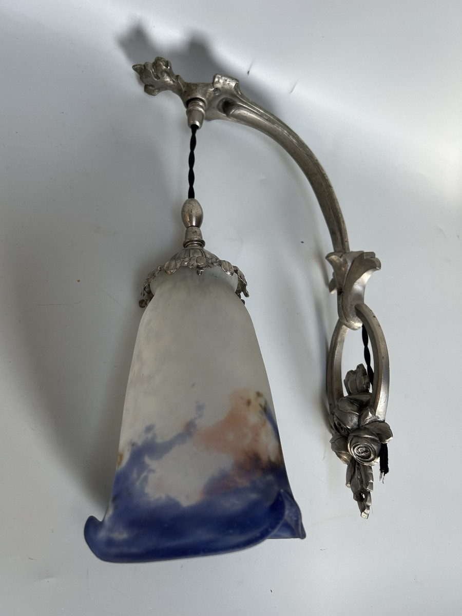 Muller Frères Luneville Art Deco Wall Sconce 