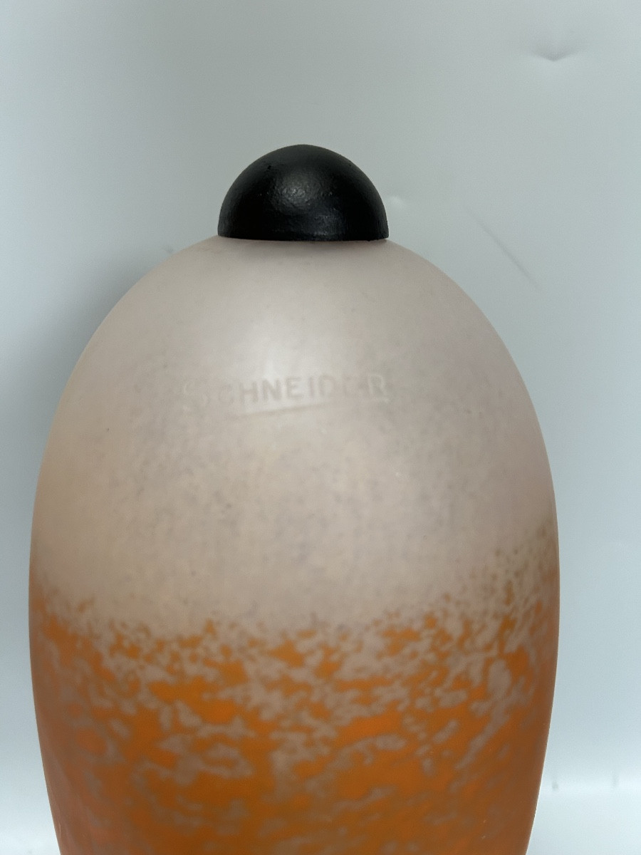 Schneider lampe art déco -photo-2