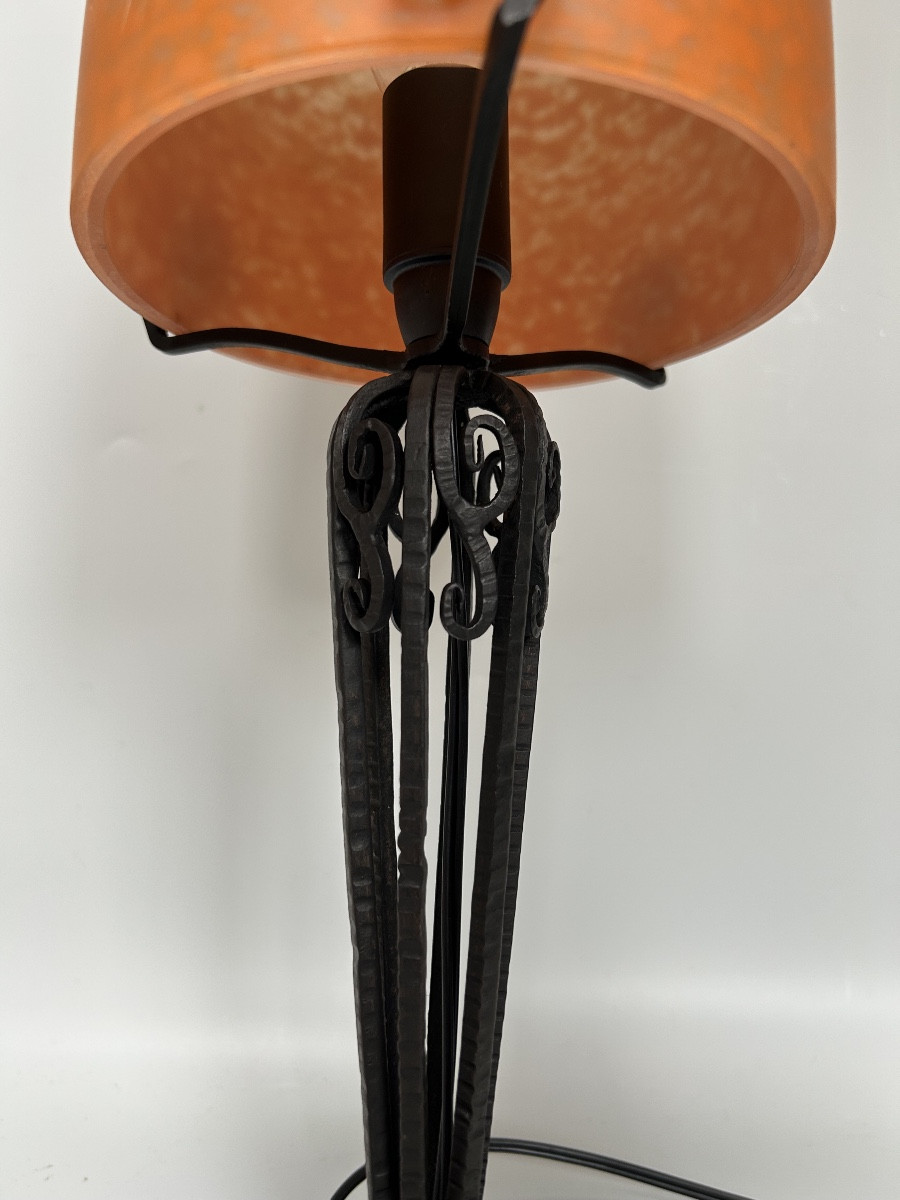 Schneider lampe art déco -photo-2