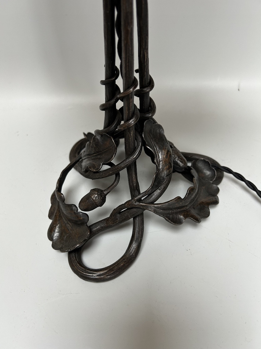 Muller Frères luneville lampe art nouveau -photo-4