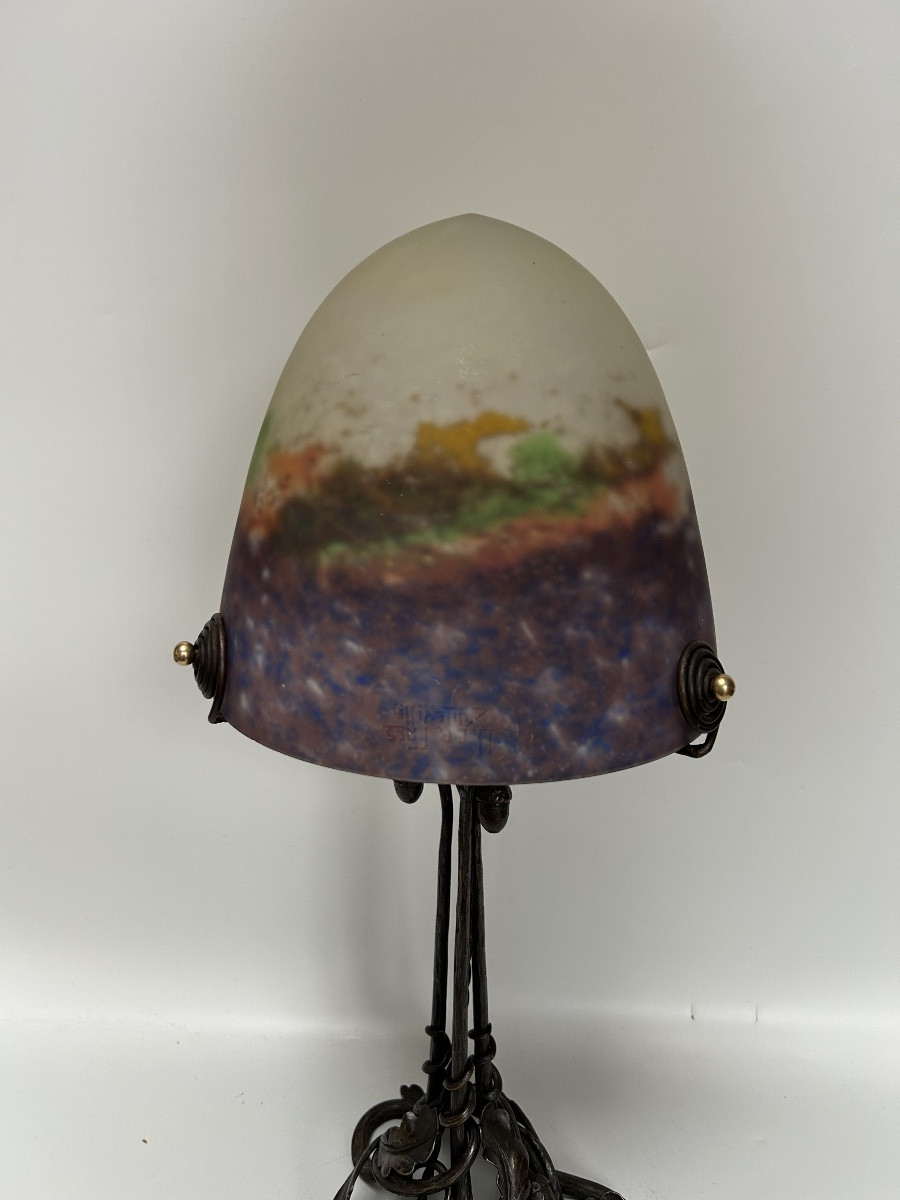 Muller Frères luneville lampe art nouveau -photo-1