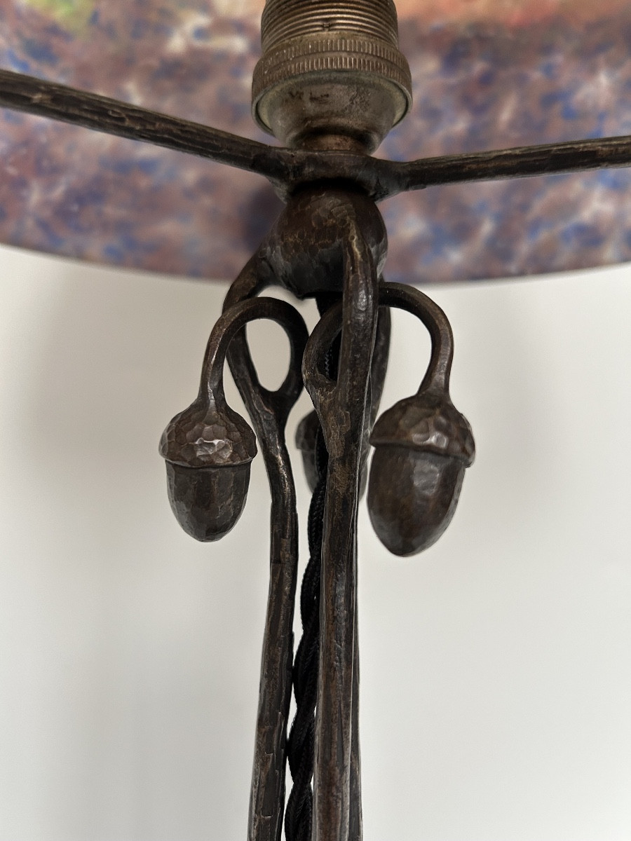 Muller Frères luneville lampe art nouveau -photo-3