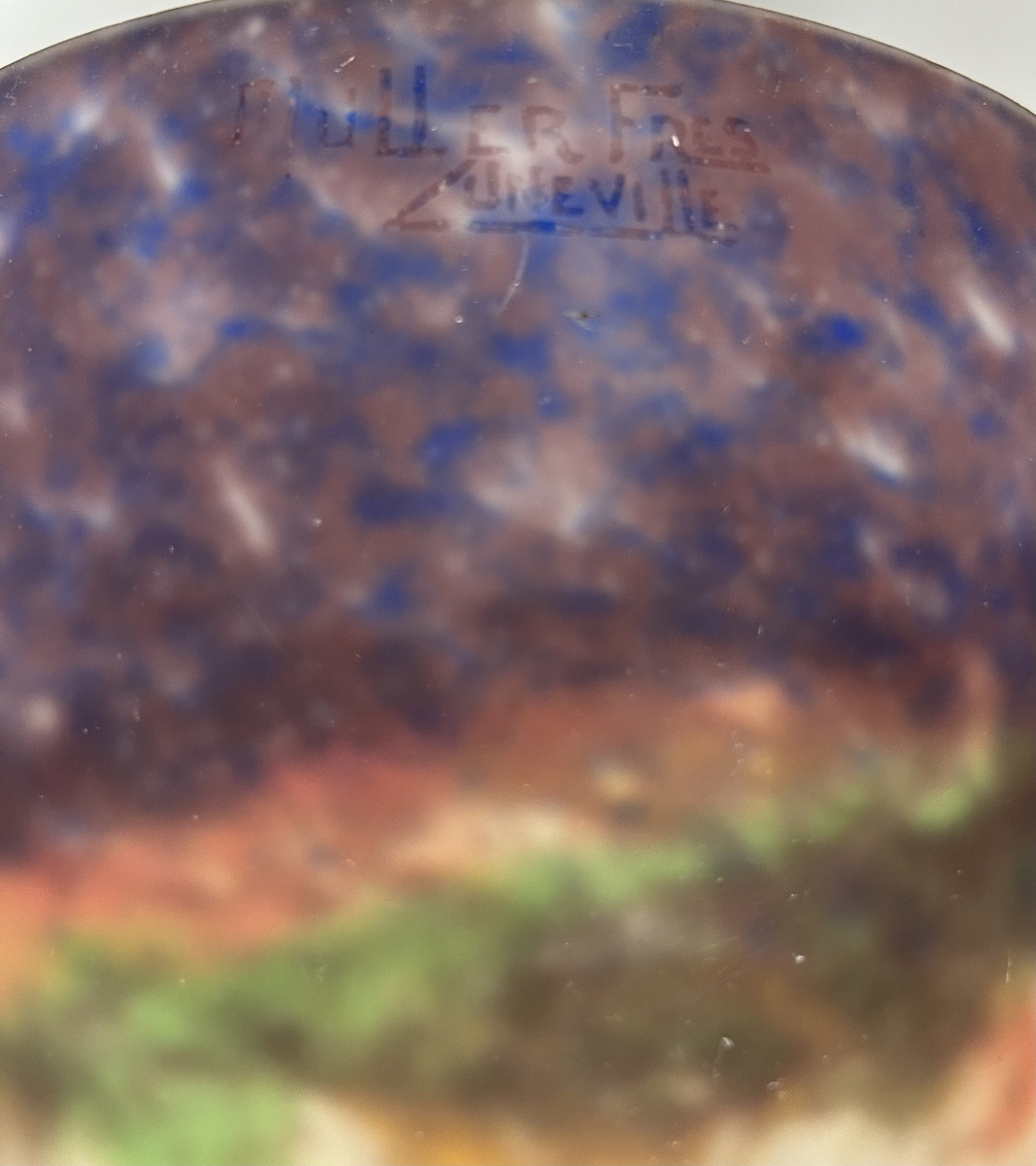 Muller Frères luneville lampe art nouveau -photo-6