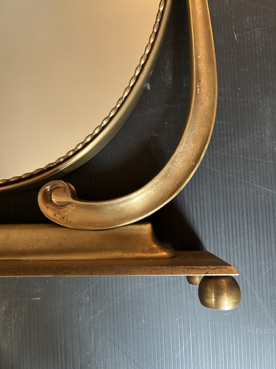 Art Deco Bronze Psyche By Luigi Brusotti-photo-4