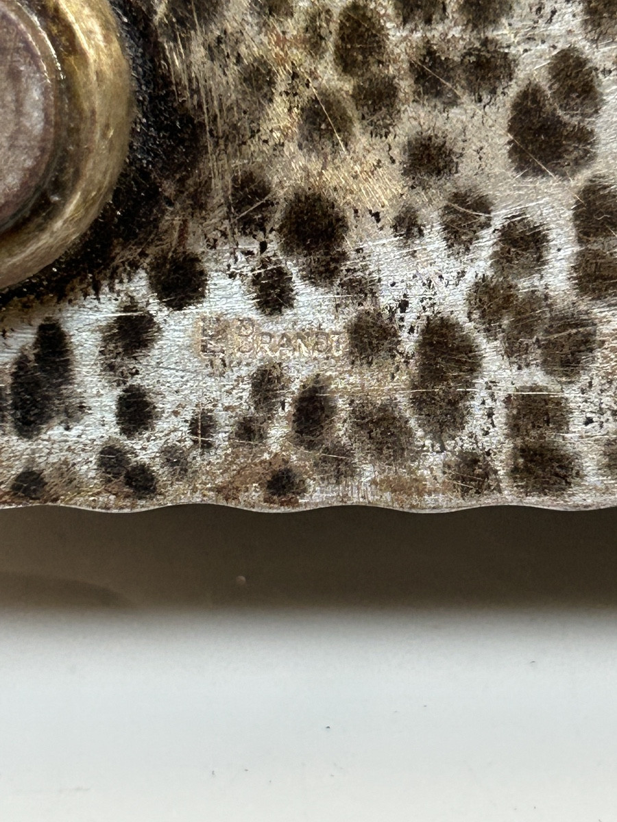 Edgar Brandt encrier art déco -photo-8