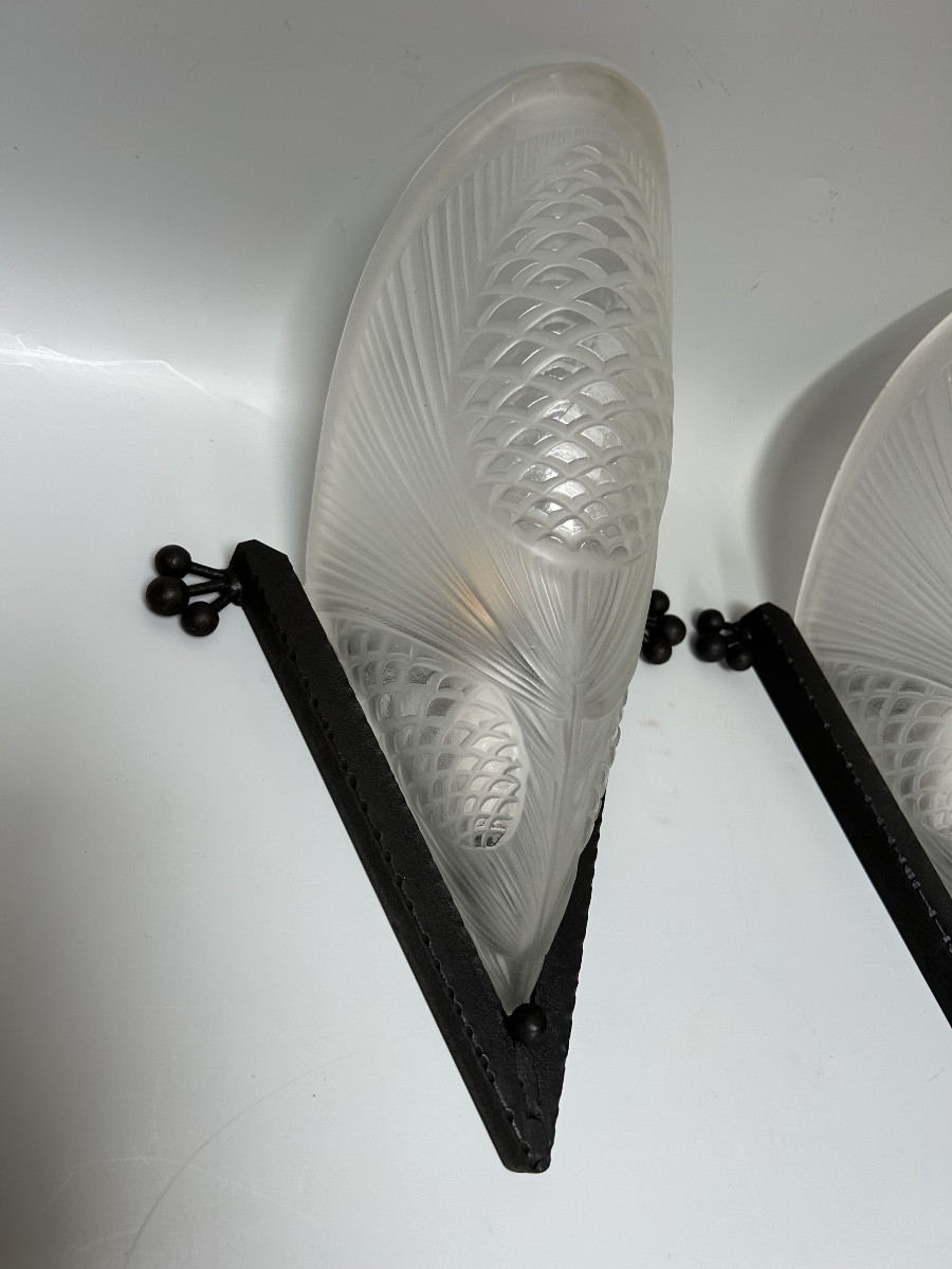 Paire d’appliques art déco de SEVB-photo-4