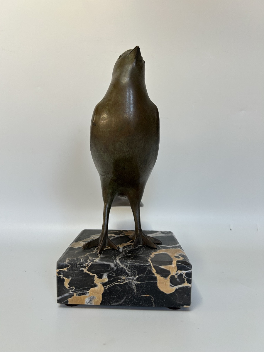 Art Deco Bronze Sculpture Signed M. Guillemard -photo-2