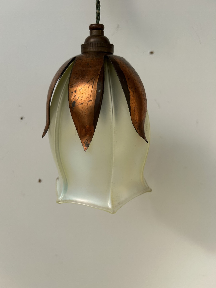Was Benson Art Nouveau Wall Light -photo-2