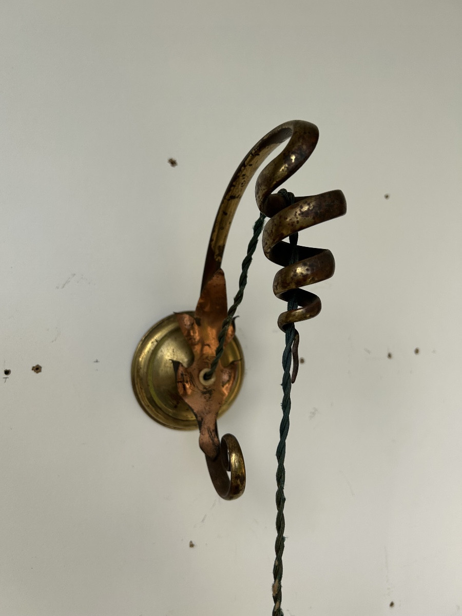 Was Benson Art Nouveau Wall Light -photo-3