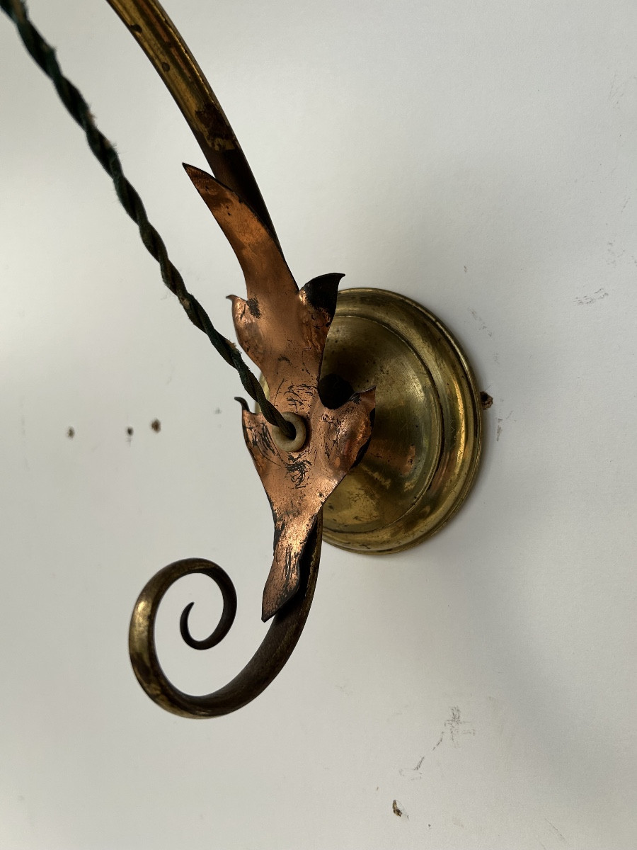 Was Benson Art Nouveau Wall Light -photo-4