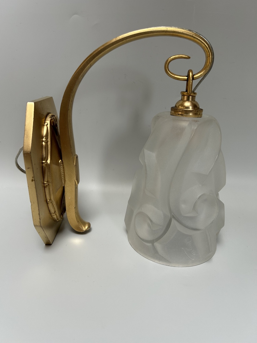 Pair Of Art Deco Sconces By Degué-photo-1