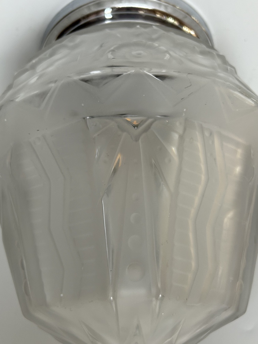 Muller Frères Luneville Art Deco Ceiling Light-photo-4