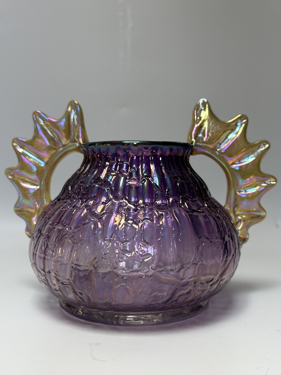 Loetz Attributed To Art Nouveau Vase-photo-1