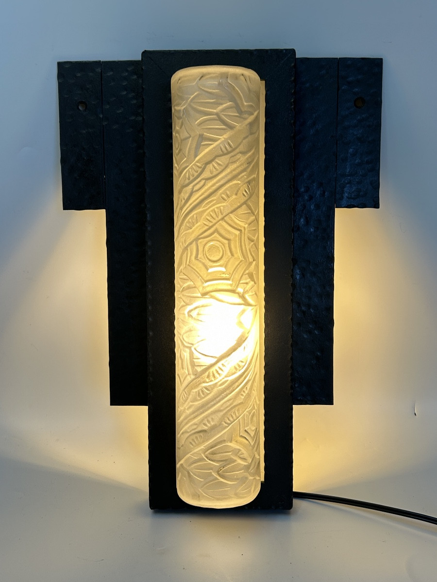 Schneider Art Deco Sconces Suite Of 4-photo-6