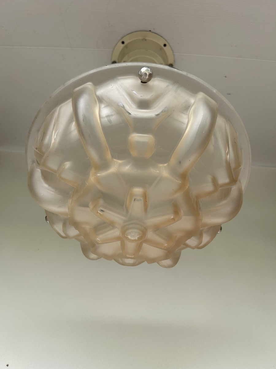Muller Frères luneville suspension art déco -photo-1
