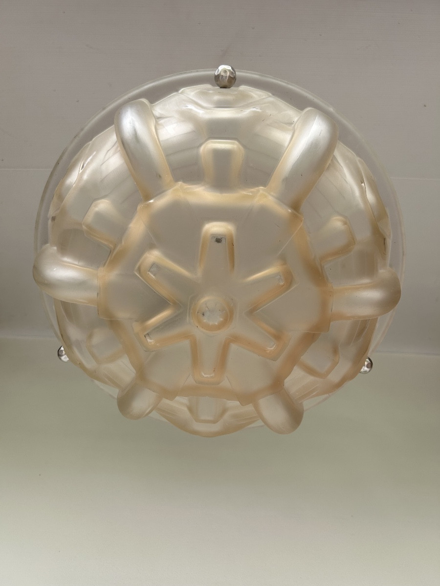 Muller Frères luneville suspension art déco -photo-2