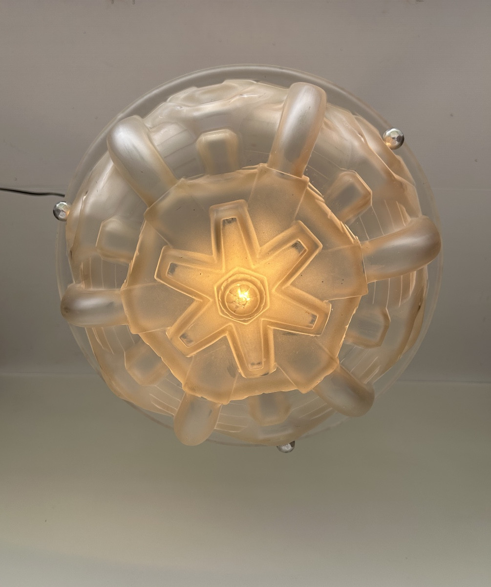 Muller Frères luneville suspension art déco 