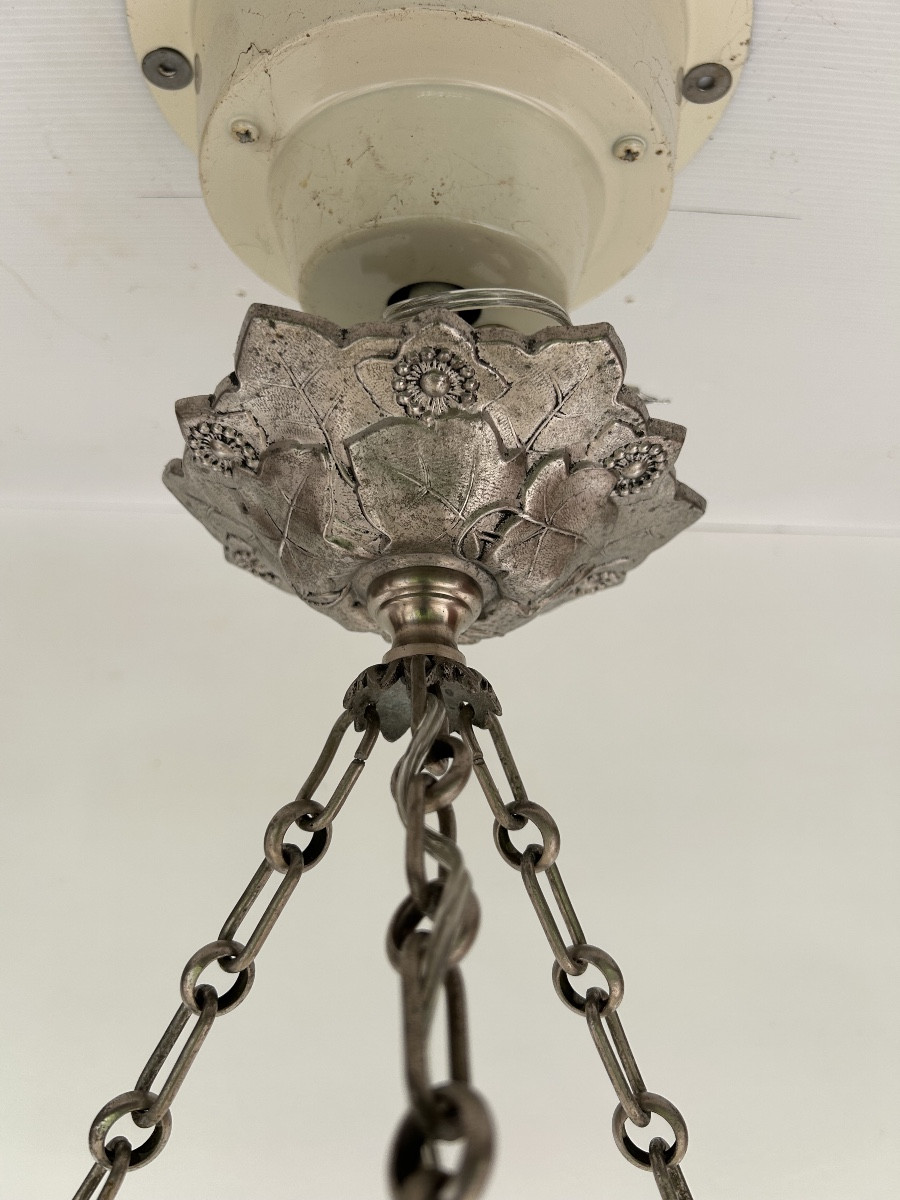 Opalescent Art Deco Hanging Lamp By Verlux-photo-3