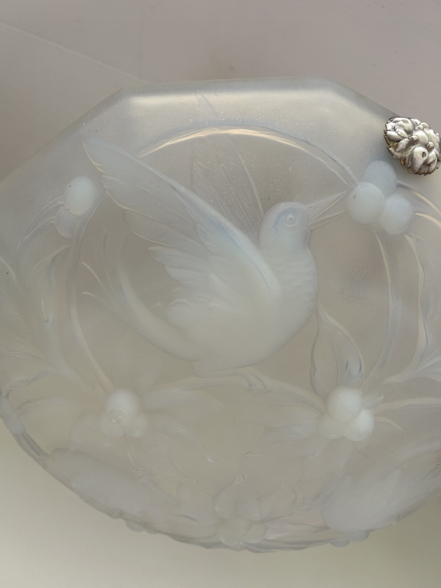 Opalescent Art Deco Hanging Lamp By Verlux-photo-2