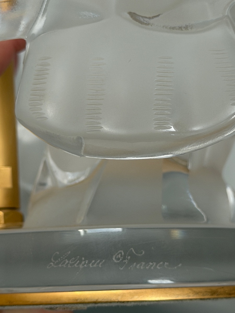 Lalique France Lampe Deux Colombes -photo-8