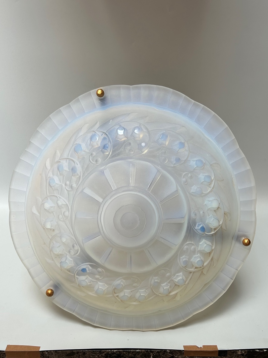 Art Deco Pendant Light Signed By P. Maynadier-photo-7