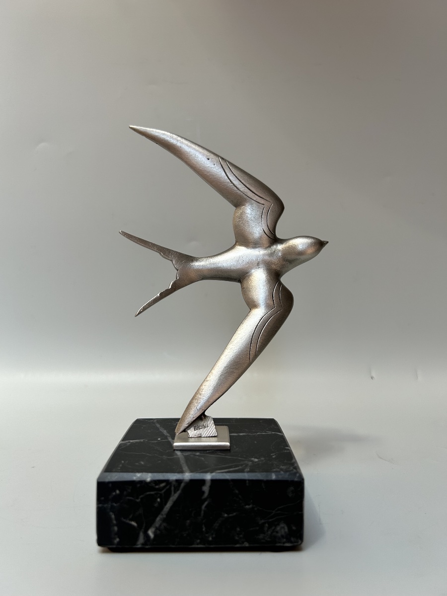 Sculpture art déco Hirondelle par G. Garreau