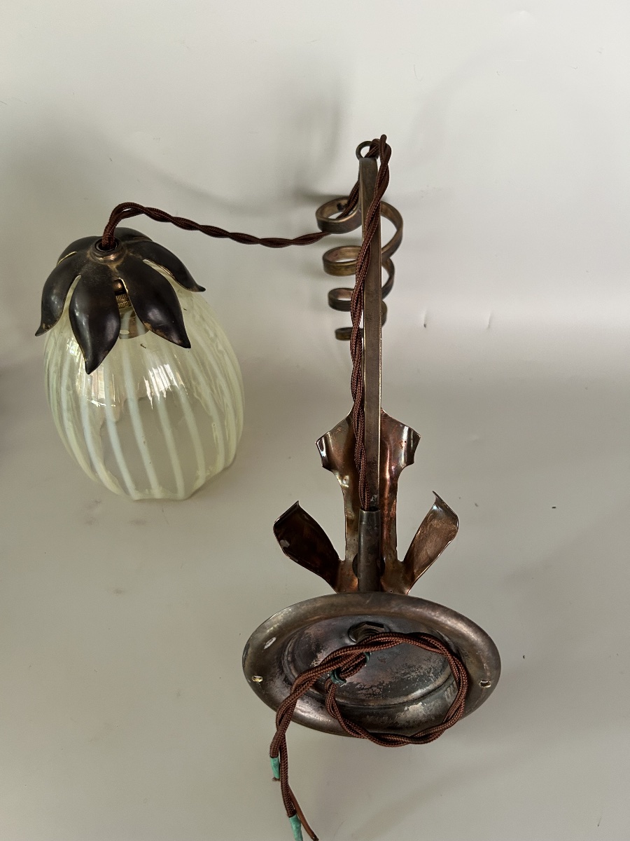 WAS Benson paire d’appliques art nouveau -photo-2