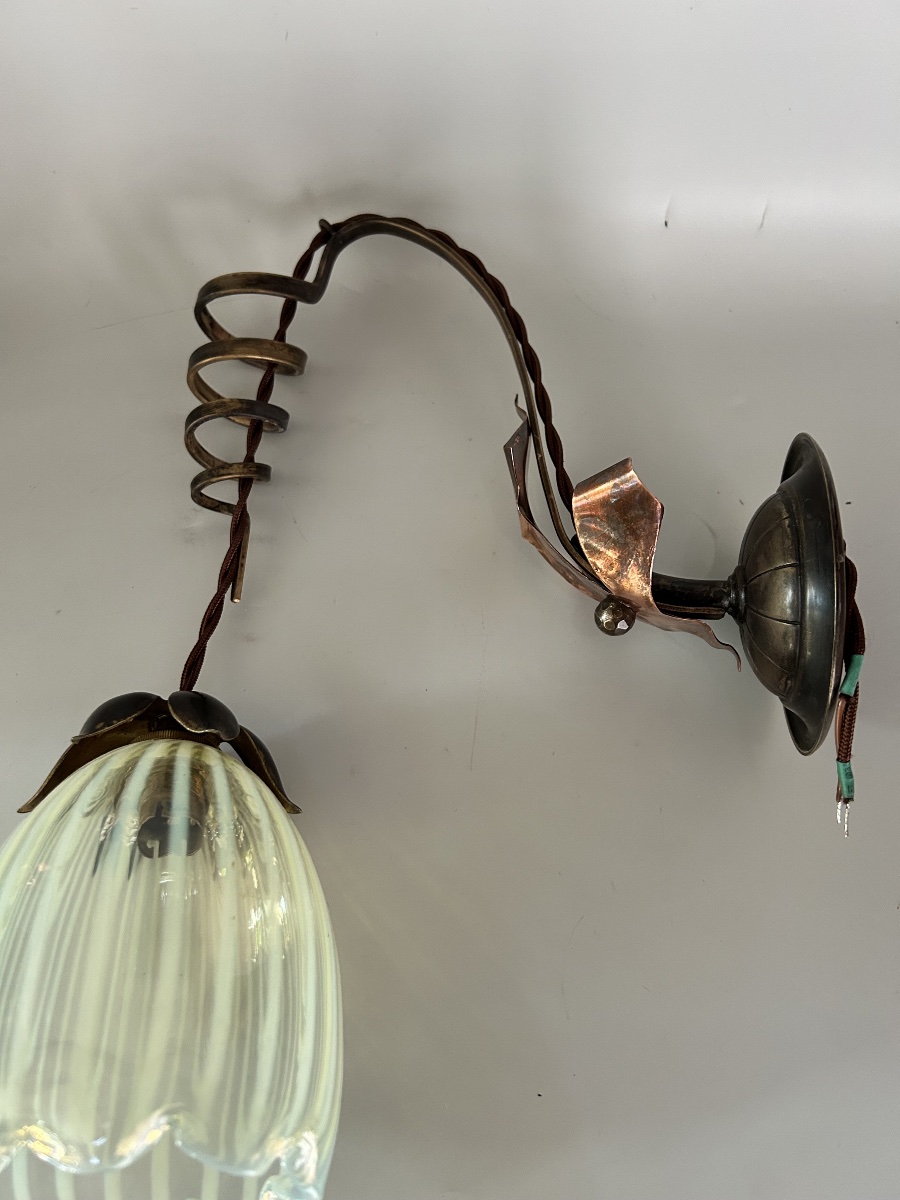 WAS Benson paire d’appliques art nouveau -photo-3
