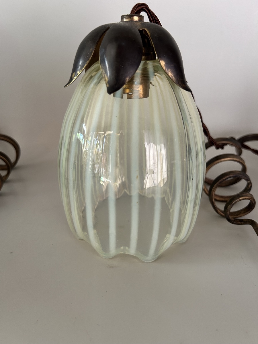 WAS Benson paire d’appliques art nouveau -photo-4