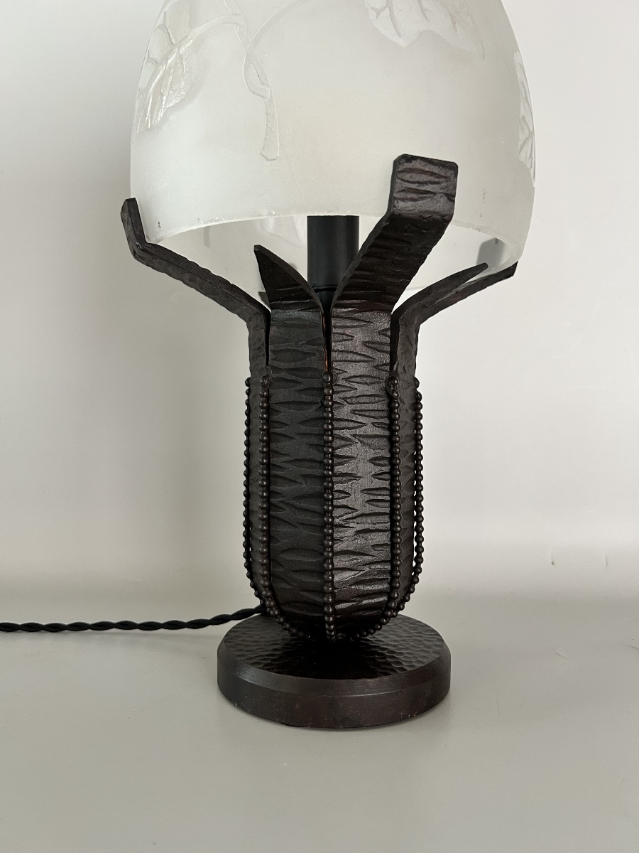 Art Deco Lamp By Fag And Lorrain-photo-4