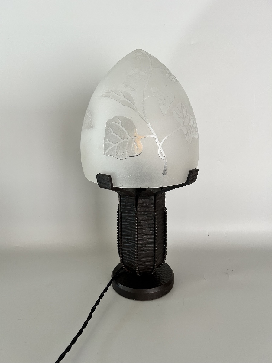 Art Deco Lamp By Fag And Lorrain
