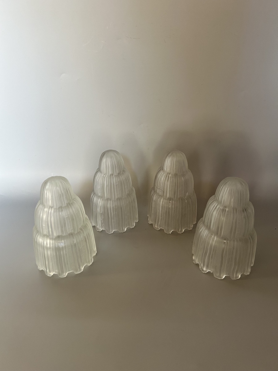 Sabino 4 Lamp Shades Art Deco 