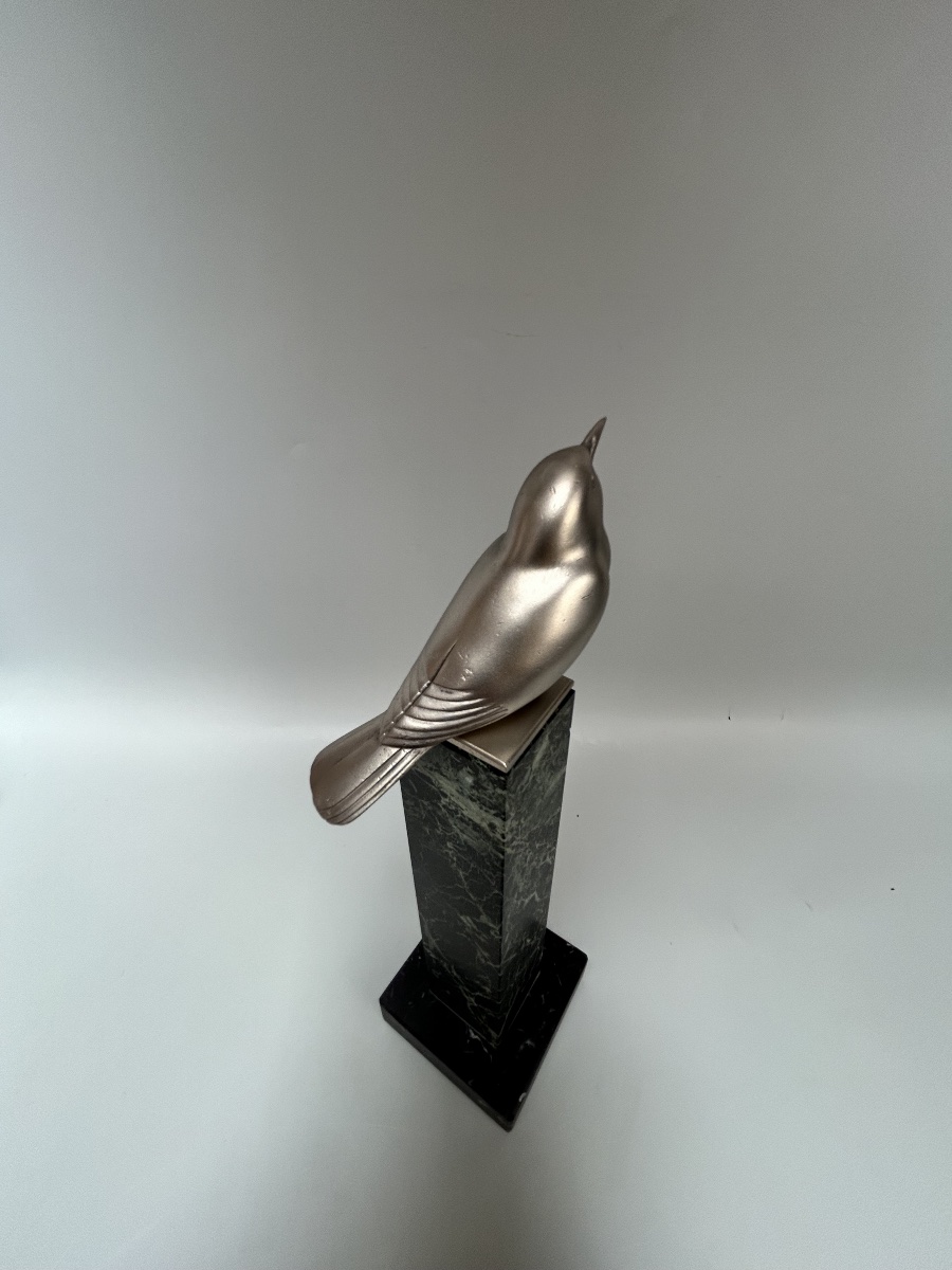 Sculpture art déco signée E. GUY -photo-2