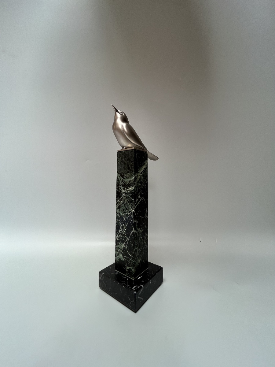 Sculpture art déco signée E. GUY -photo-1