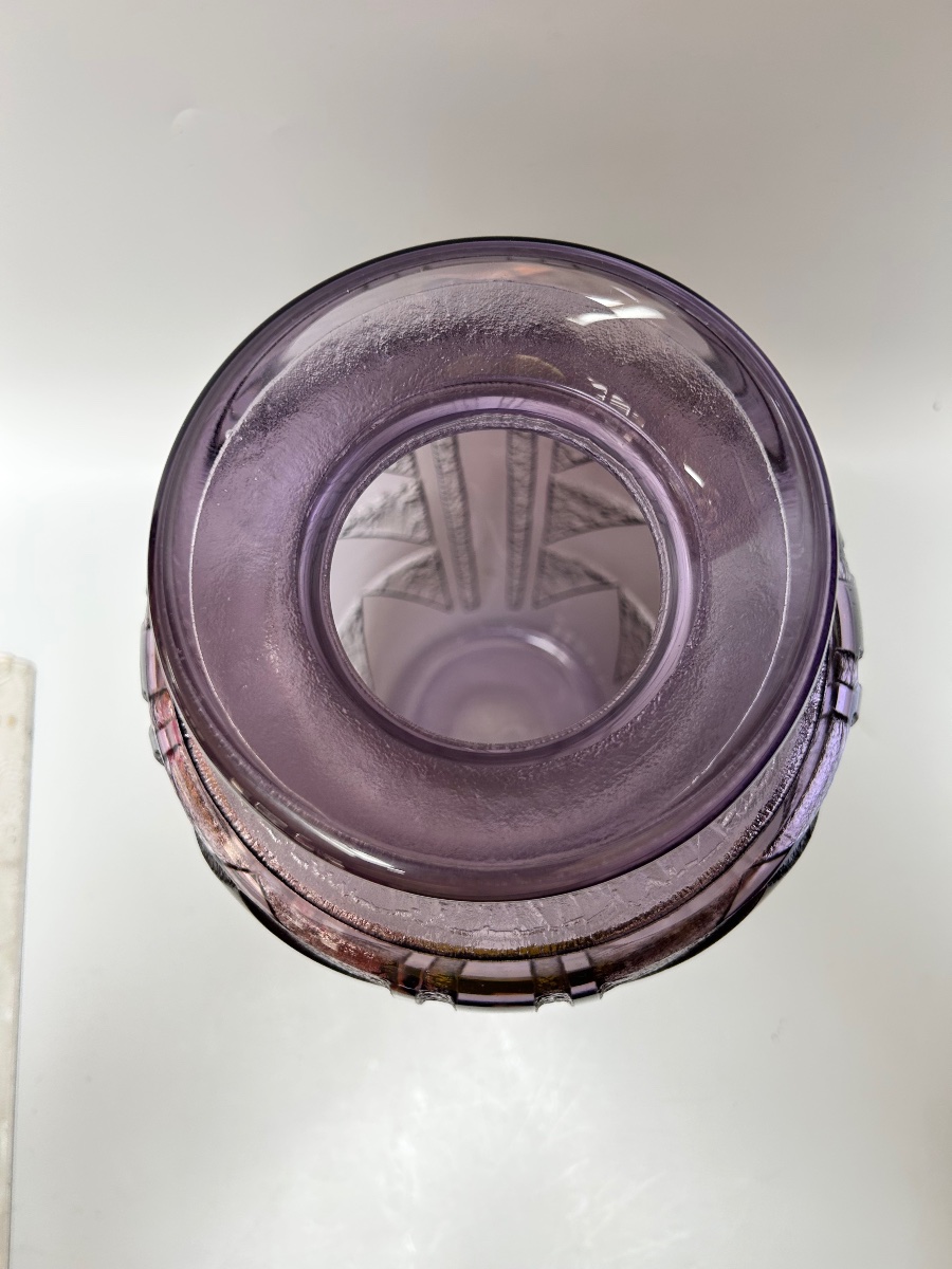 Daum Nancy Vase Art Déco-photo-2