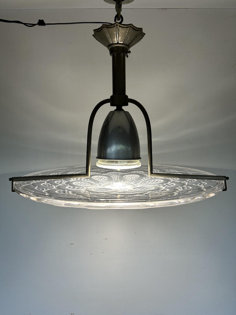 Art Deco Pendant Lamp Designed By Robert Caillat-photo-2