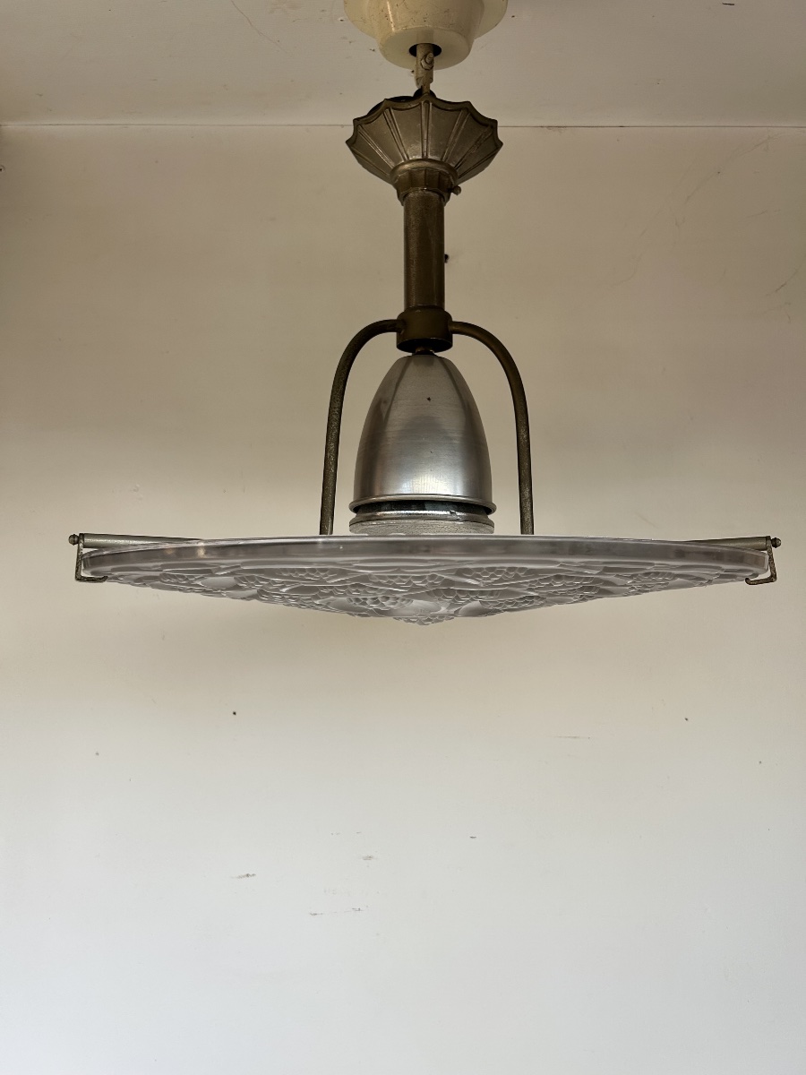 Art Deco Pendant Lamp Designed By Robert Caillat-photo-1