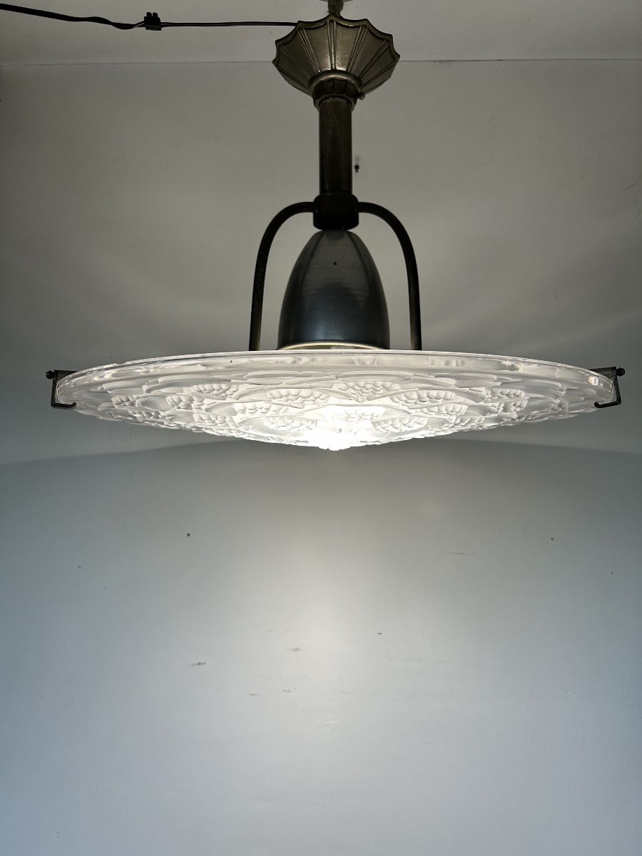Art Deco Pendant Lamp Designed By Robert Caillat-photo-8