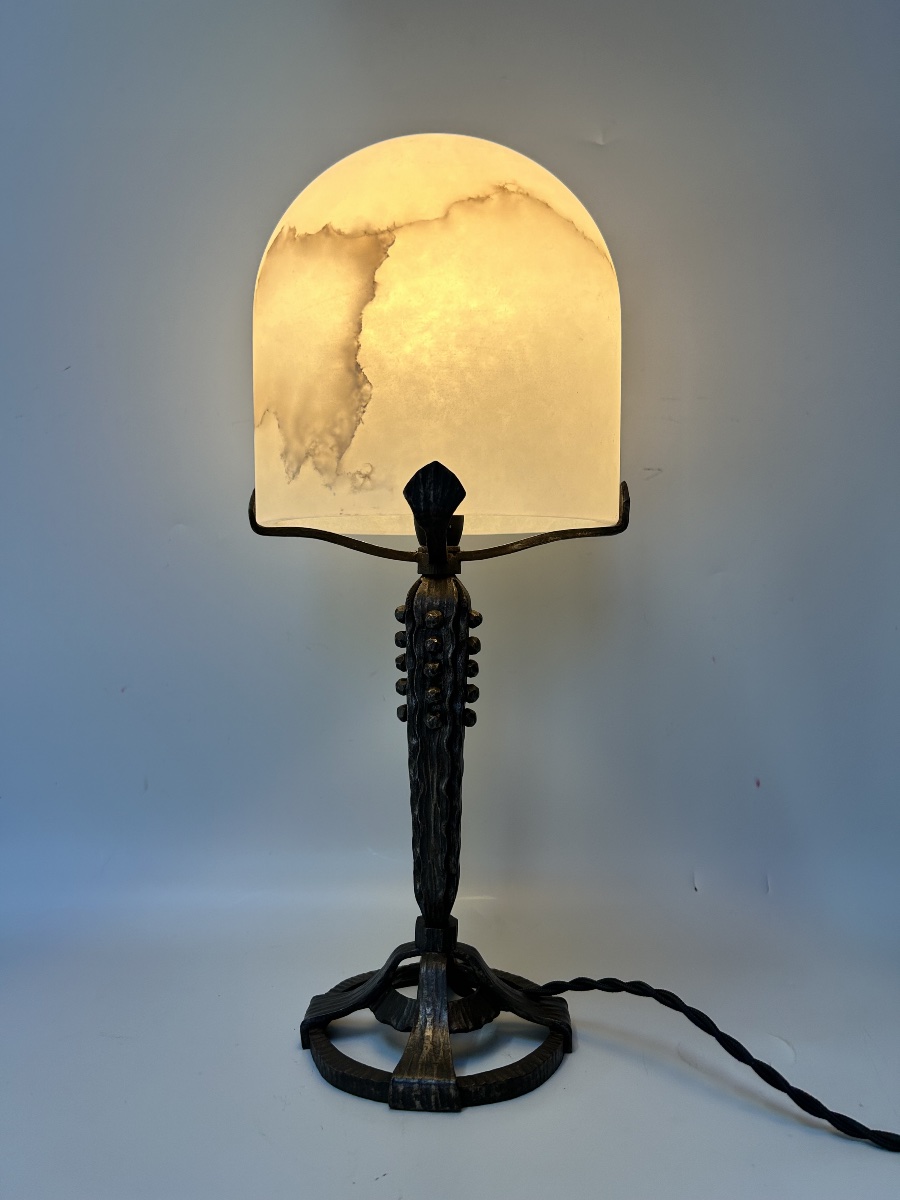 Lampe art déco de Raymond Subes -photo-2