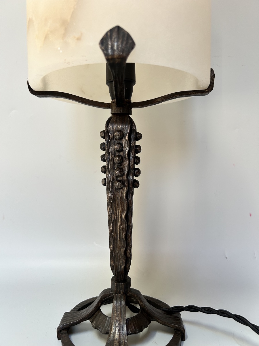 Lampe art déco de Raymond Subes -photo-4